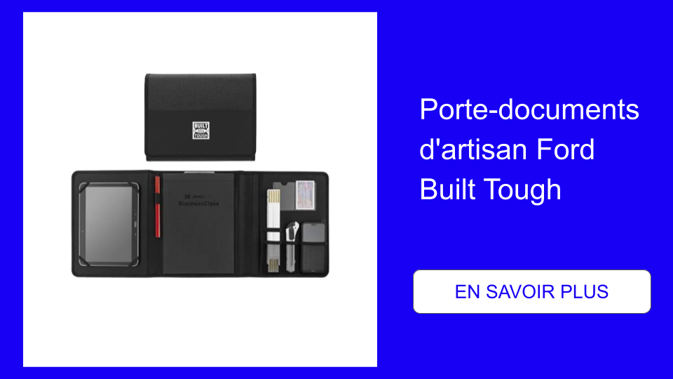 Ford -Porte-documents d'artisan Ford Built Tough